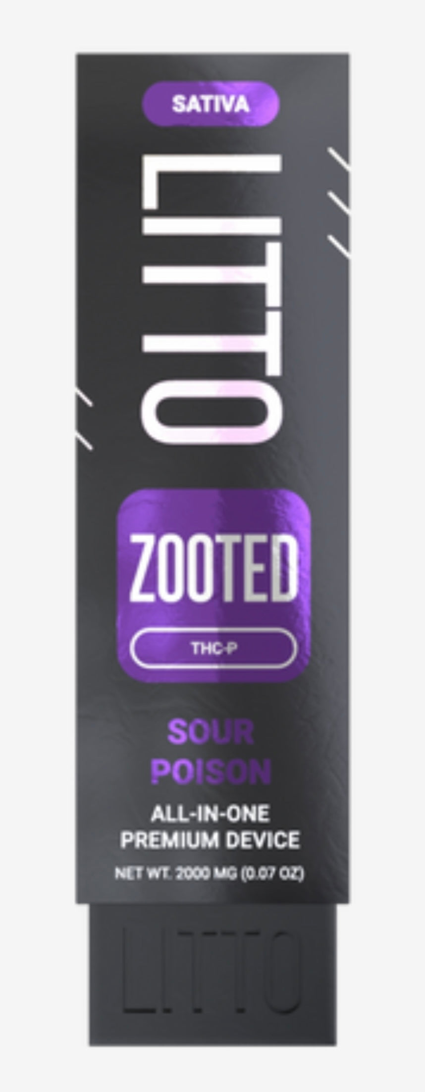 ZOOTED 2G LITTO -THC-P Vape ZOOTED