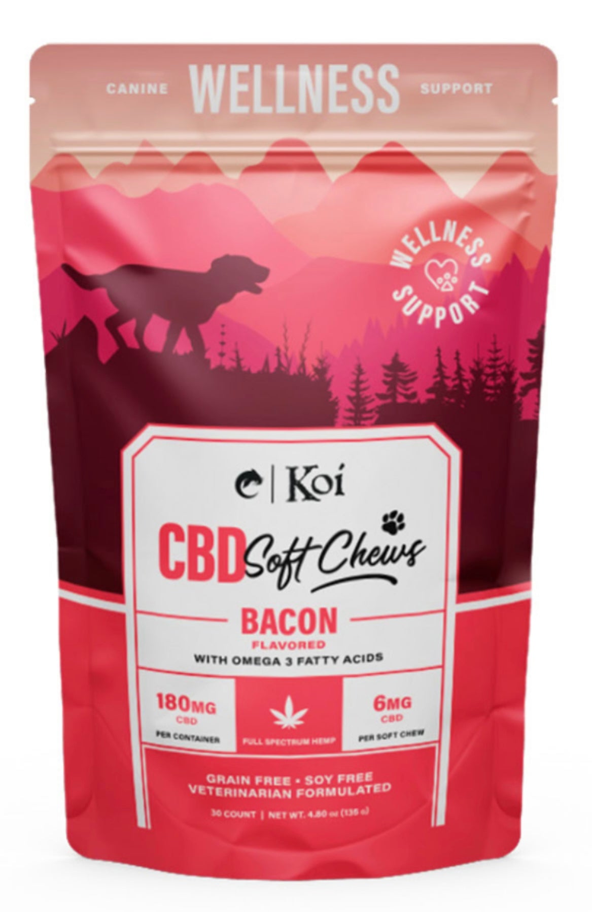Koi Omega Dog Treats CBD WELLNESS/CALMING/HIP & JOINT Soft Chews