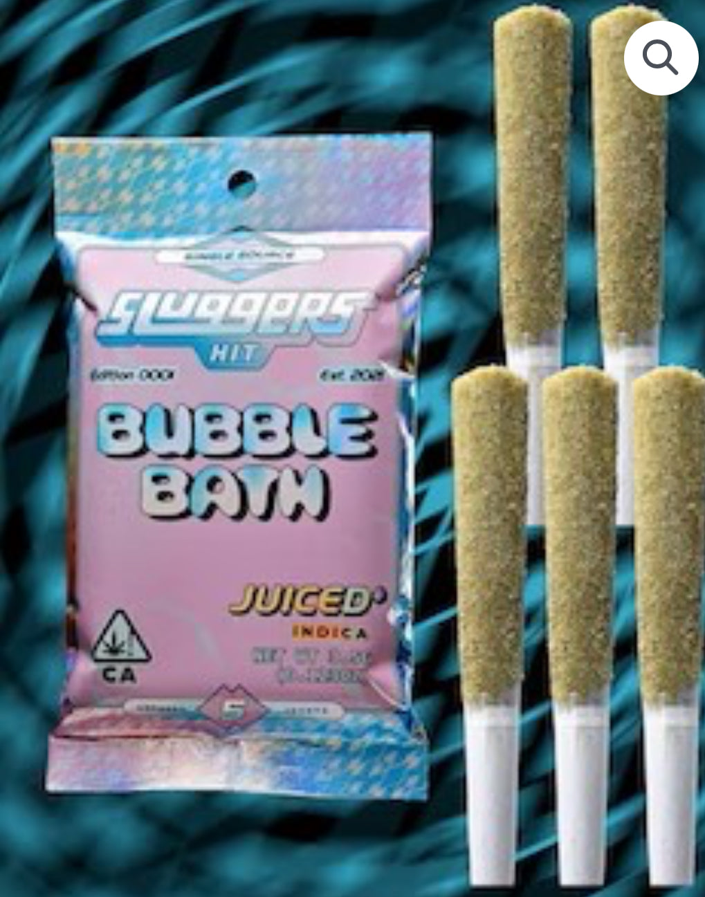 Sluggers - Hit: 6pk Juiced pre rolls Hash/Kief
