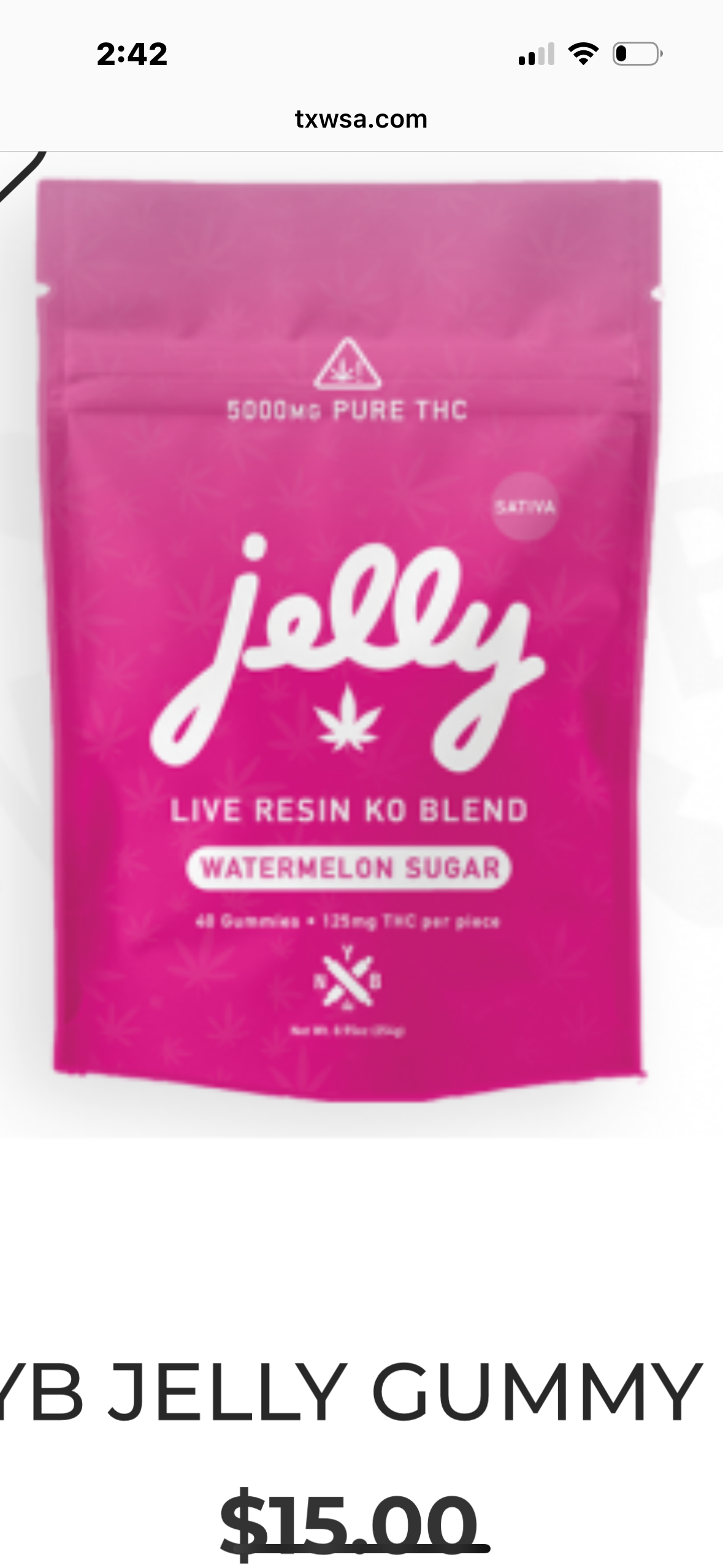 NYB JELLY GUMMY D9 1K