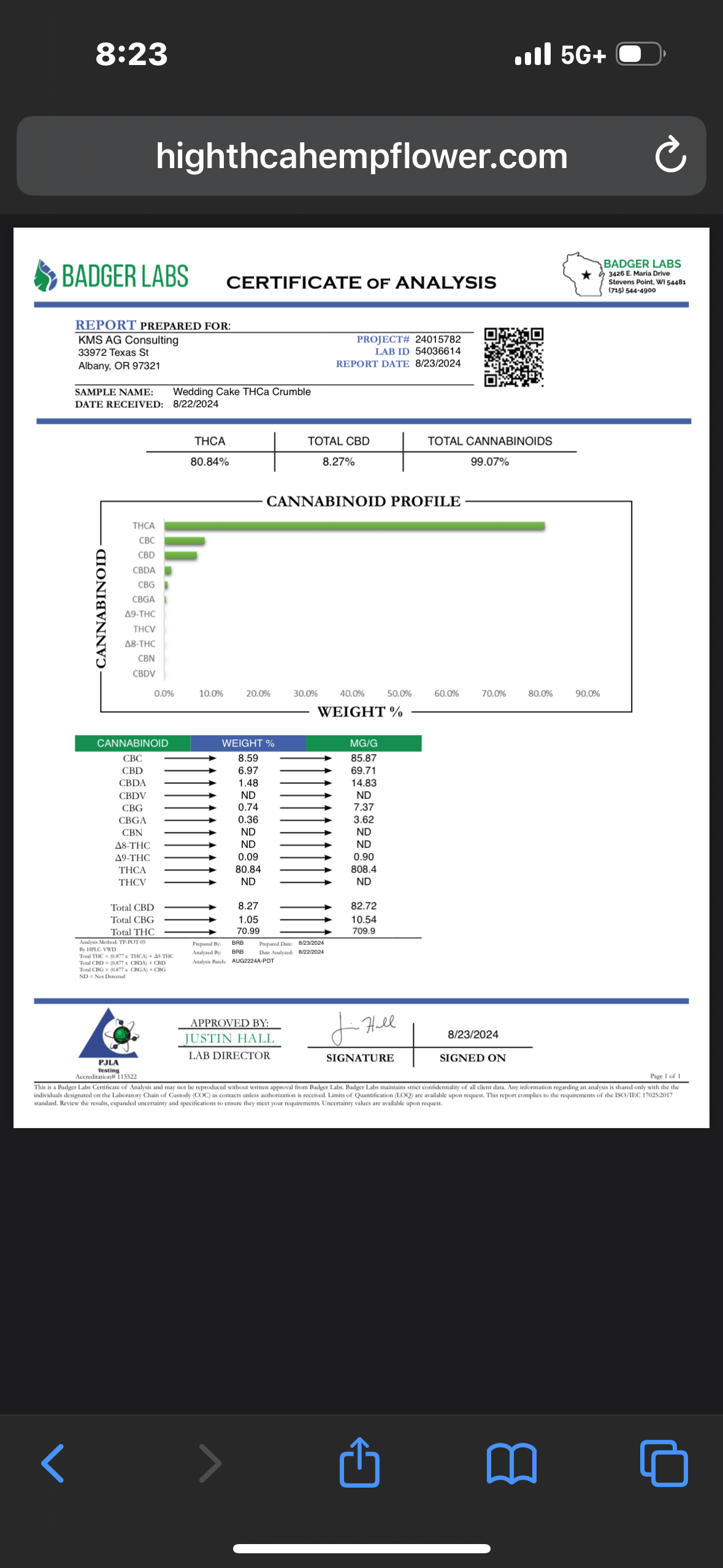 WEDDING CAKE CRUMBLE 2G