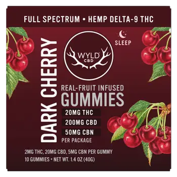 WYLD Low Dose Dark Cherry THC:CBD:CBN | Rest