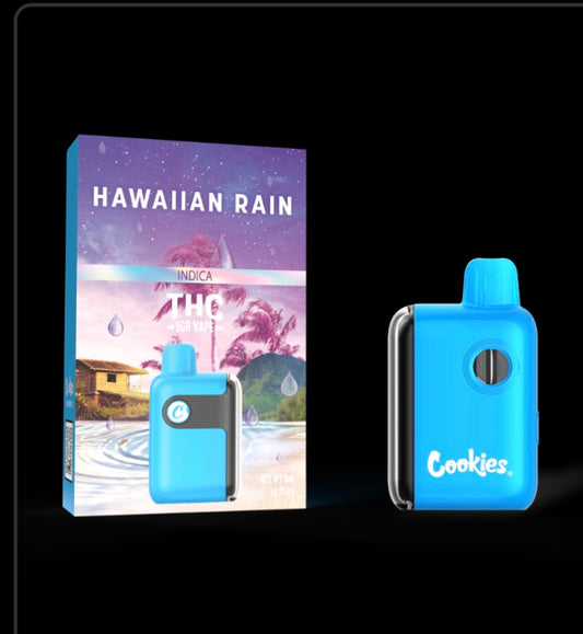 COOKIES – THCA DISPOSABLE 5G – HAWAIIAN RAIN

Indica