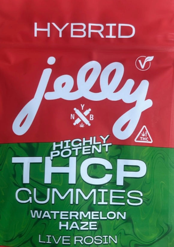 NYB JELLY Live Rosin THC-P 500mg GUMMIES 5 pk -         High Potency