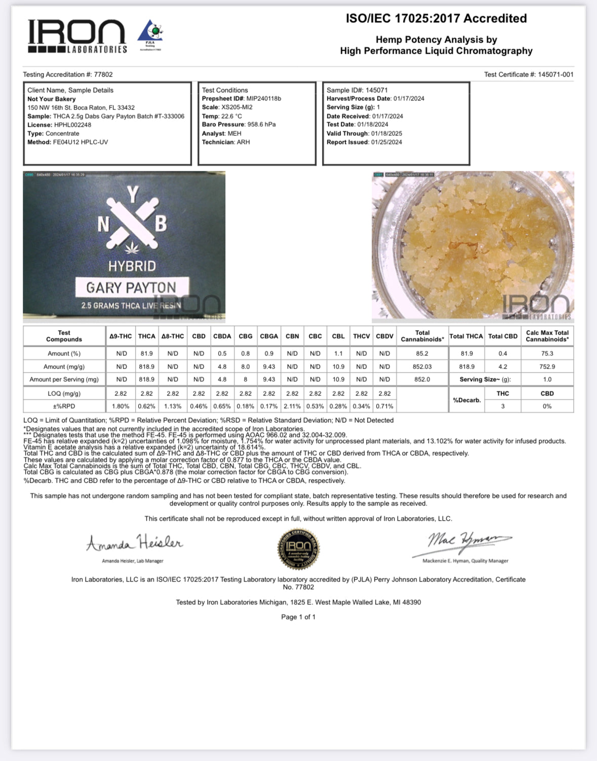 NYB DAB 2.5G LIVE RESIN