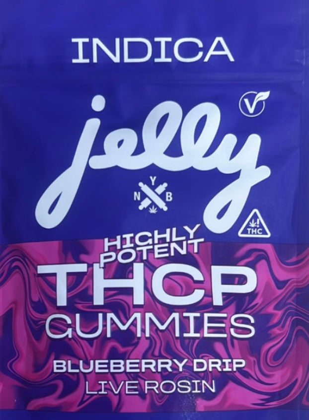 NYB JELLY Live Rosin THC-P 500mg GUMMIES 5 pk -         High Potency