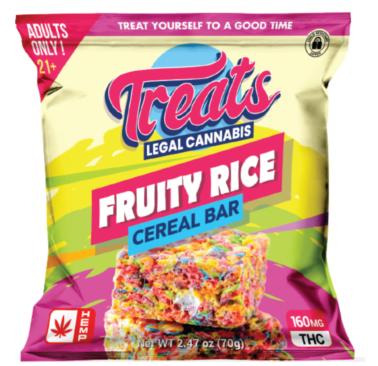 TILLMANS RICE KRISPY TREAT 160mg