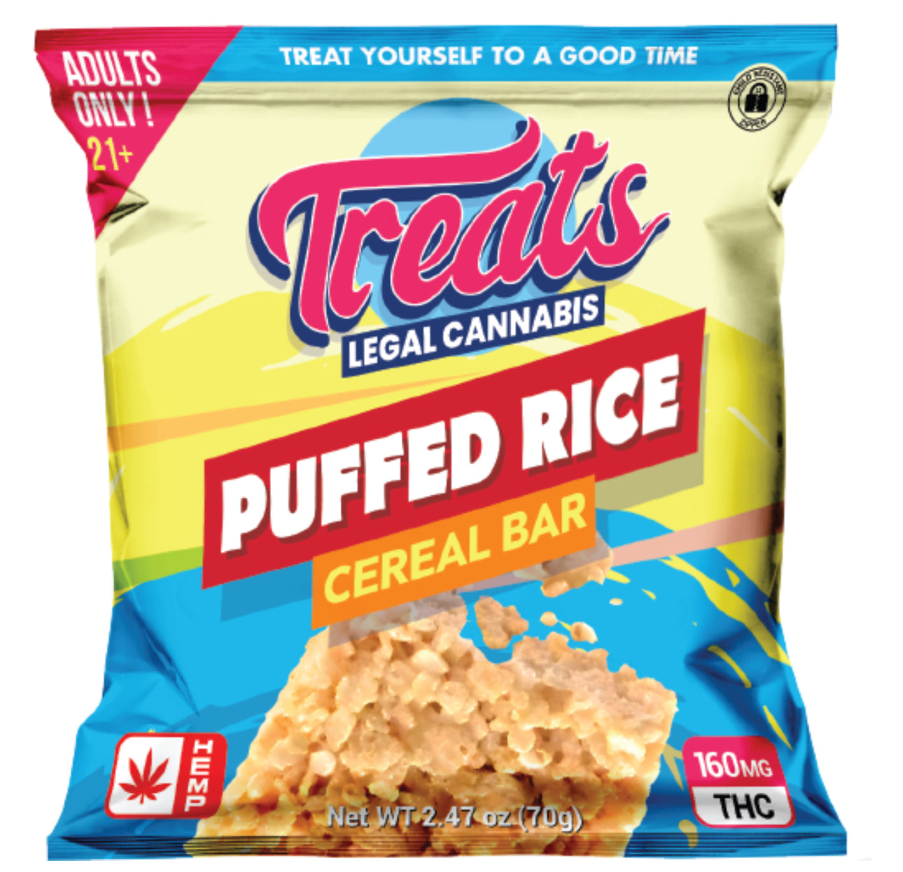 TILLMANS RICE KRISPY TREAT 160mg