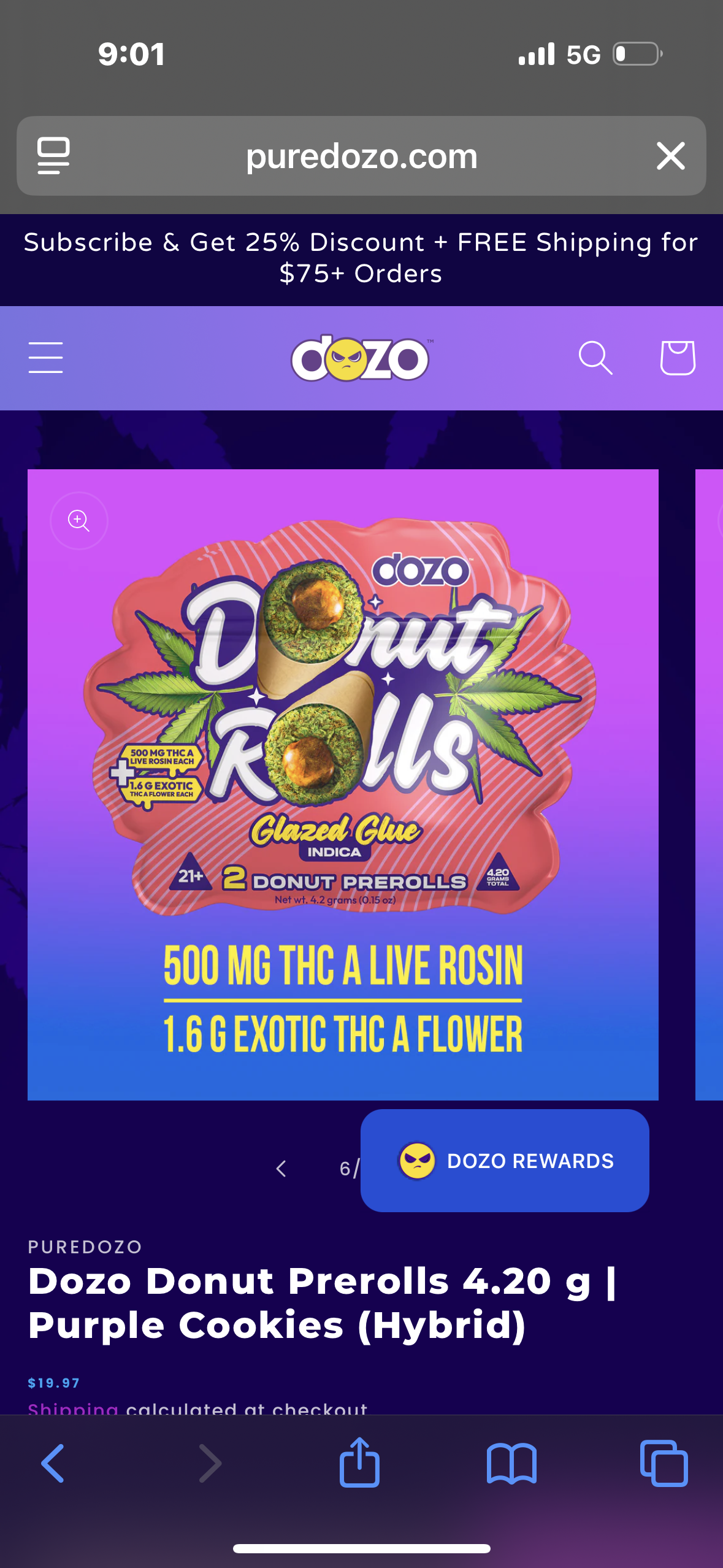 DOZO Donut Rolls 2pk 4.20G