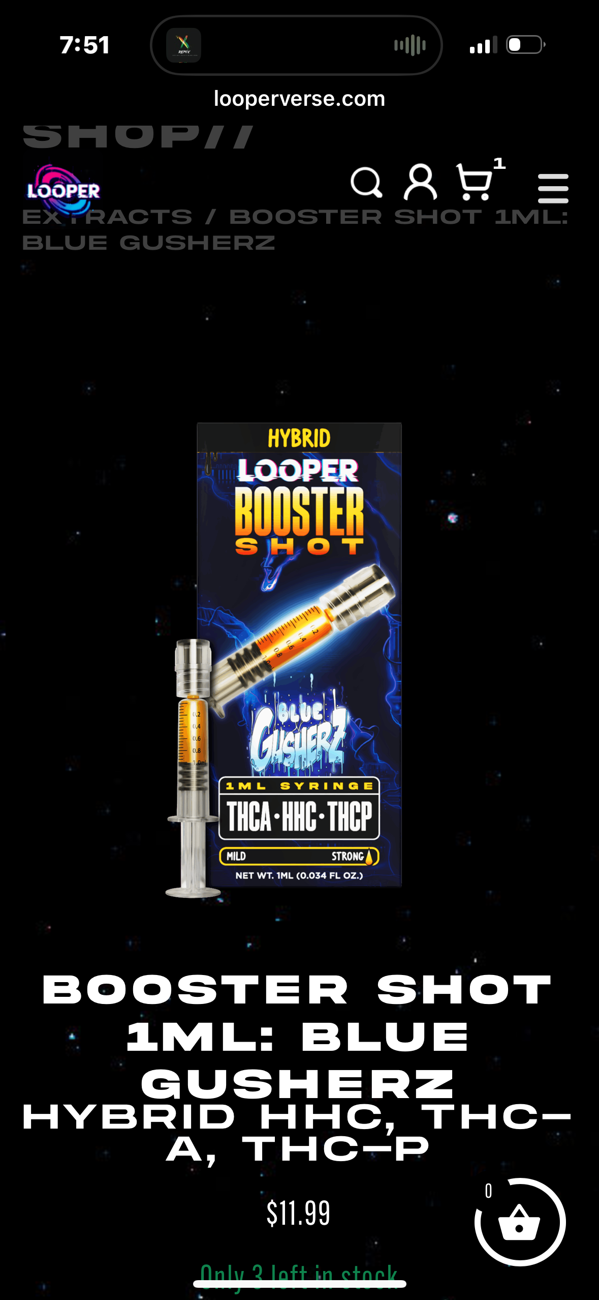 Looper booster shot